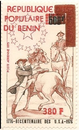 Stamp, Unknow, Benin,  , Mammals, Horses, Animals (Fauna)