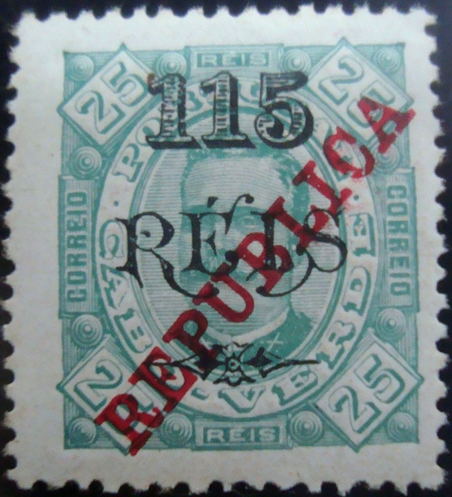 Kings D. Luís I and D. Carlos I, with surcharge «REPUBLICA»