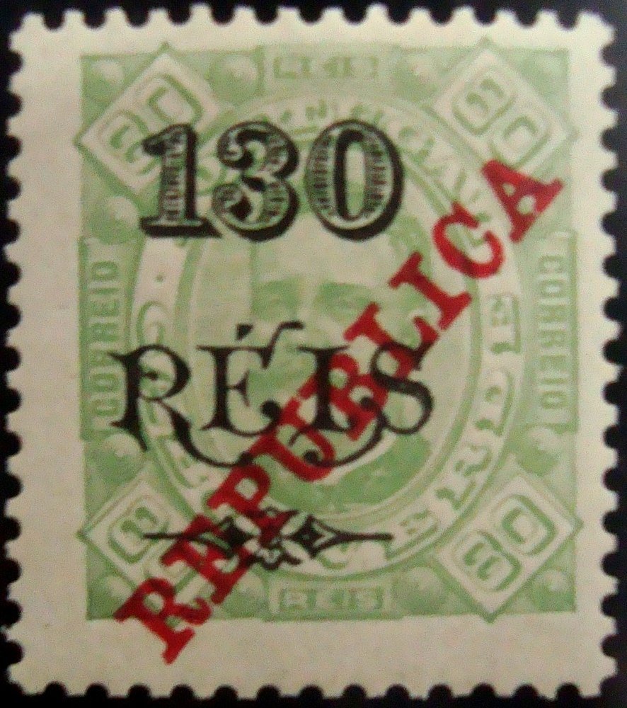 Kings D. Luís I and D. Carlos I, with surcharge «REPUBLICA»