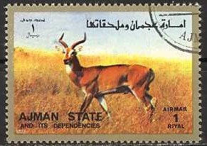 Stamp, Animal, Ajman,  , Animals (Fauna)