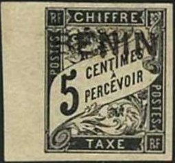 Stamp, Timbre-Taxe, Benin,  