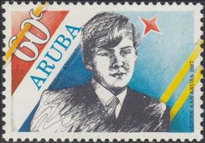 Stamp, Prince William-Alexander, Aruba,  , Royalty