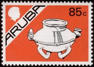 Stamp, Art, Aruba,  