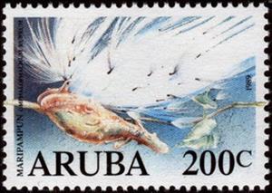 Stamp, Blossom, Aruba,  
