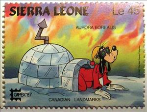 Stamp, Goofi, Sierra Leone,  , Disney