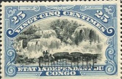 type 'Mols' manual overprint 'CONGO BELGE'
