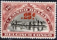 type 'Mols' 1915 (68) red overprint new face value