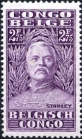 Stamp, Sir Henry Morton Stanley, Belgian Congo,  , Explorers, Journalists