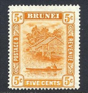 Stamp, Issues of 1907-1921, Brunei Darussalam,  