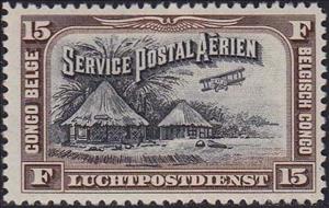 Stamp, Kraal, Belgian Congo,  , Aviation, Aircrafts