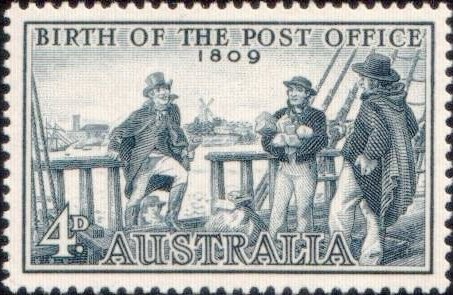 Postmaster Isaac Nichols on the brig 'Experiment'