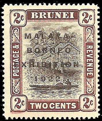 Overprinted in Black