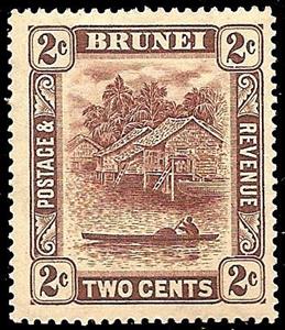 Stamp, Issues of 1924-1937, Brunei Darussalam,  