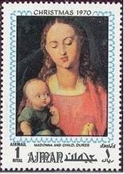 Madonna with apple, by Albrecht Dürer