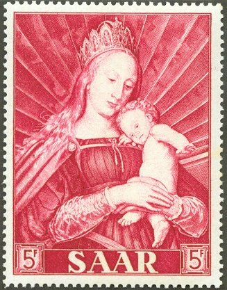 Holbein: "Madonna of the town major of Basel"