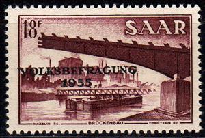 Stamp, Bridges in Gersweiler, Germany, Saarland,  , Bridges