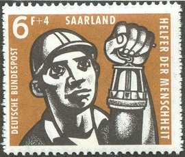 Miner with lamp