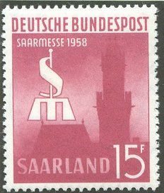 Town hall Saarbrücken, fair emblem
