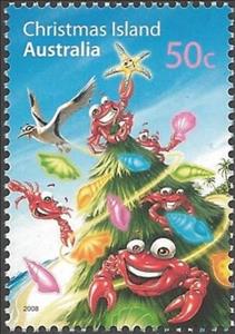 Stamp, Christmas Tree, Christmas Island,  , Christmas