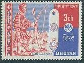 Stamp, Archer, Bhutan,  