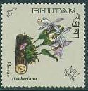 Stamp, Pleione hookeriana, Bhutan,  , Flowers, Orchids, Plants (Flora)
