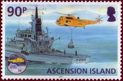 Sea King and HMS Dumbarton Castle