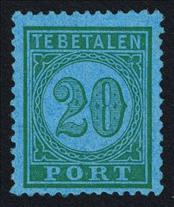 Stamp, Large value rating, Netherlands East Indies,  , Numbers