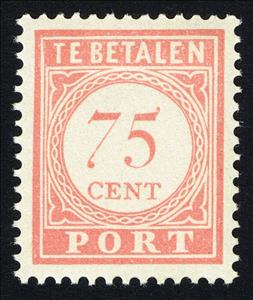 Stamp, Value in Color of Stamp, Netherlands East Indies,  , Numbers