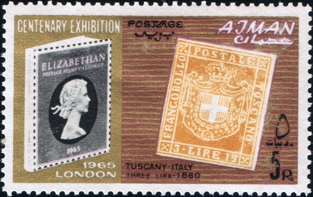 Stamp of Tuscany; Elizabeth catalogue of 1965