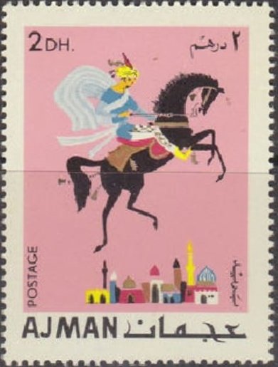 The black horse