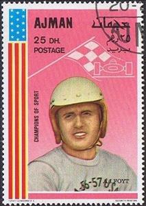 Stamp, Anthony Joseph "A. J." Foyt (*1935), USA, Ajman,  , Carsports, Formula One