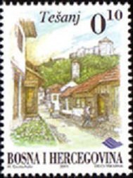 Stamp, Tesanj, Bosnia and Herzegovina,  