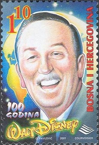 The 100 Years of Birth of Walt Disney