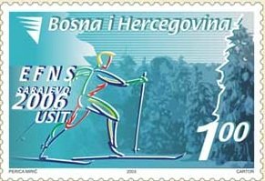 Stamp, FNS Sarajevo 2006., Bosnia and Herzegovina,  