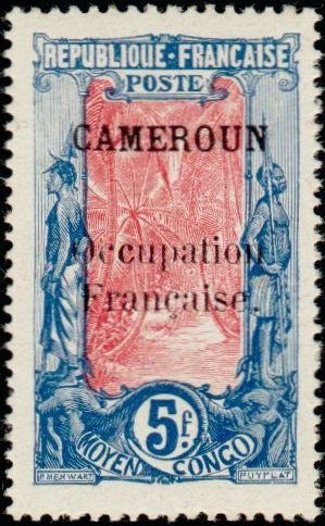 Woman-tusks -o.p Cameroun Occup. Francaise