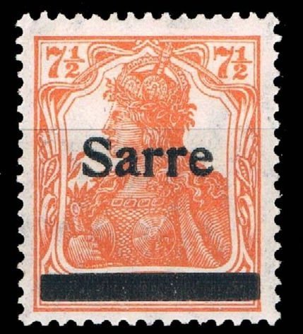 Germania, overprint Sarre