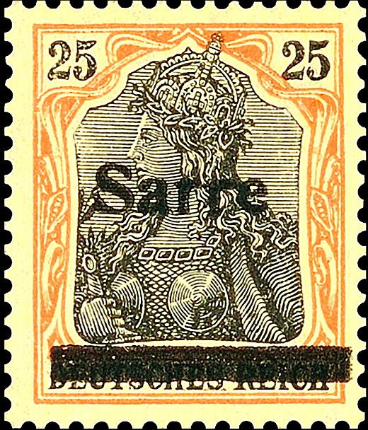 Germania, overprint Sarre
