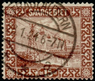 Seals 1921: Landscape Centimes