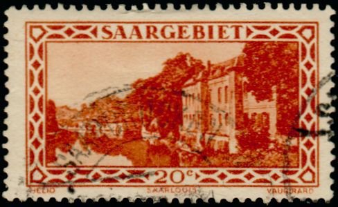Stamp, Vauban barracks in Saarlouis, Germany, Saarland,  