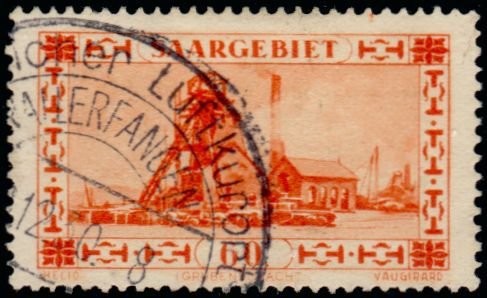 Stamp, Pit in Saarlouis, Germany, Saarland,  