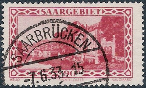 Stamp, Vauban barracks in Saarlouis, Germany, Saarland,  