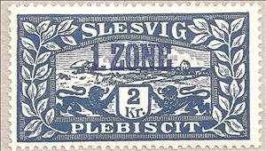 Stamp, Coat of Arms - Slesvig, Germany, Local Post,  
