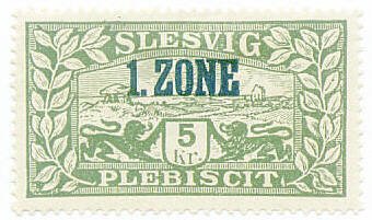 Stamp, Coat of Arms - Slesvig, Germany, Local Post,  
