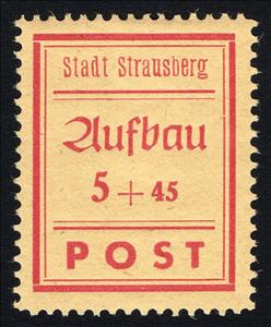 Stamp, Strausberg, Germany, Local Post,  