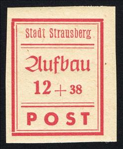 Stamp, Strausberg, Germany, Local Post,  