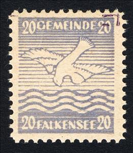 Stamp, Falcon, Germany, Local Post,  , Stylized Animals