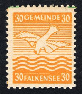 Stamp, Falcon, Germany, Local Post,  , Stylized Animals