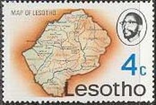 Map of Lesotho