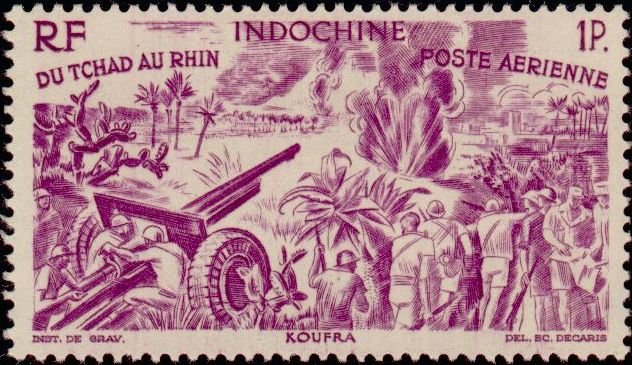 Battle at the oasis of Kufra