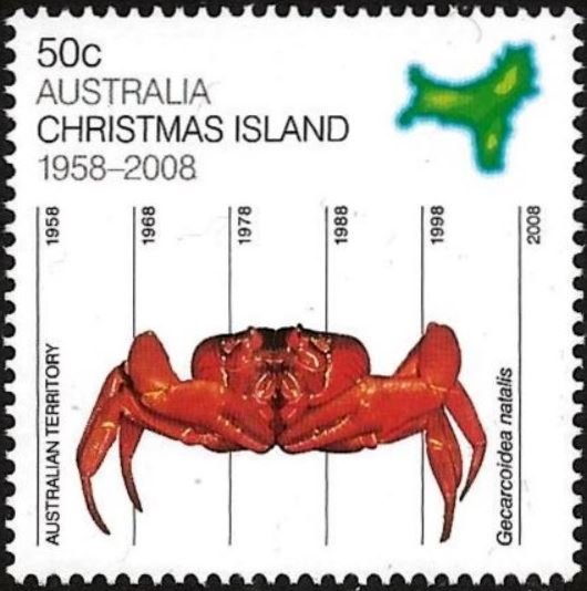 Christmas Island Red Crab (Gecarcoidea natalis)